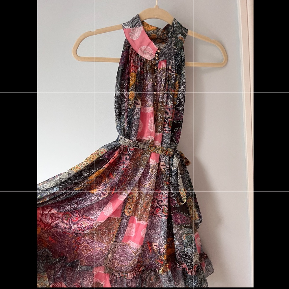Flowey patchwork dress
